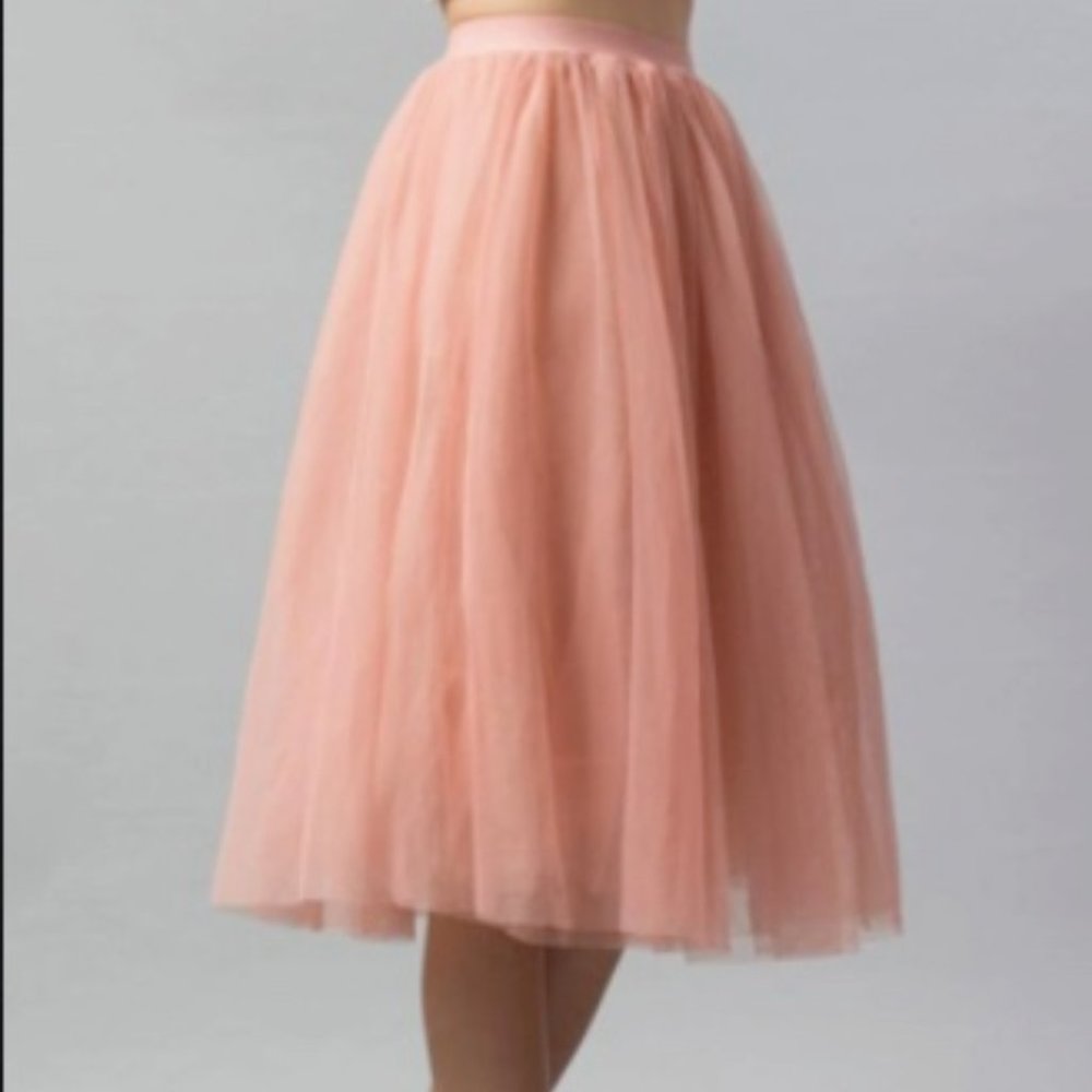NWT Esley Pink Tulle Skirt